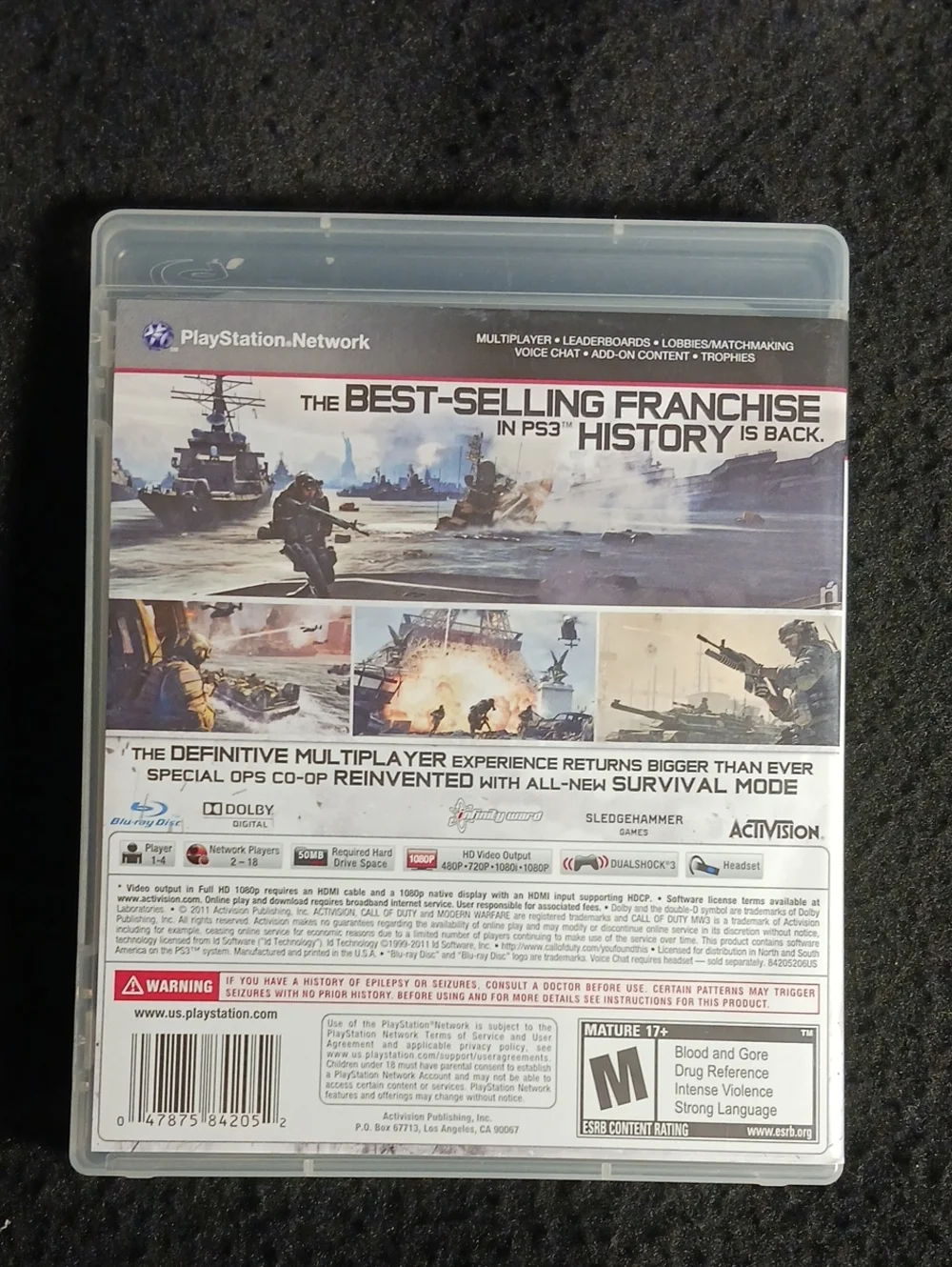 PS3 Lot of Three Games